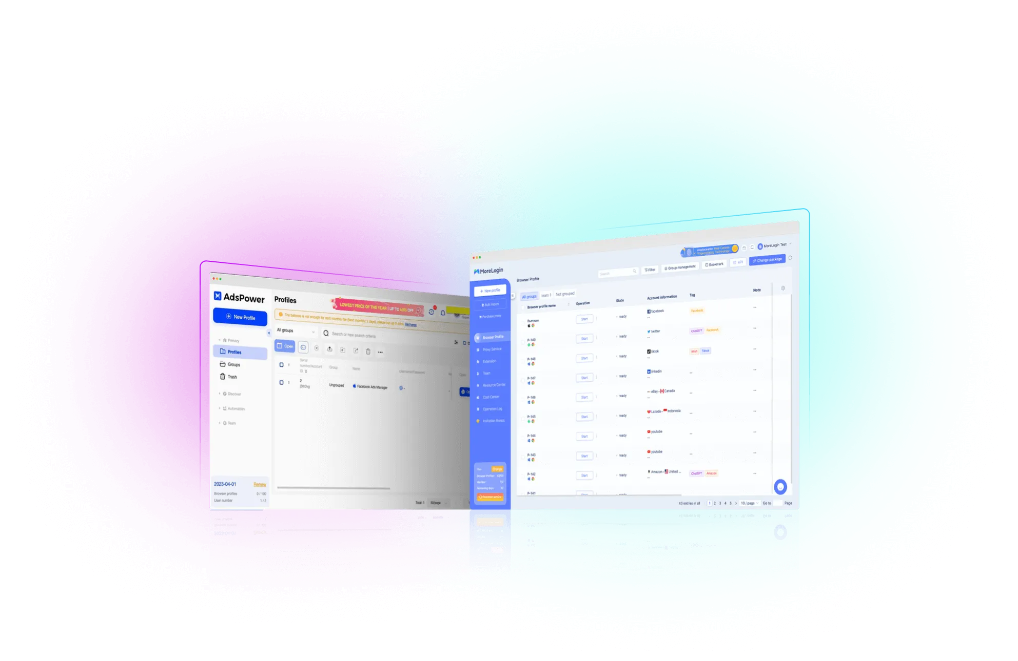 Multilogin vs. MoreLogin